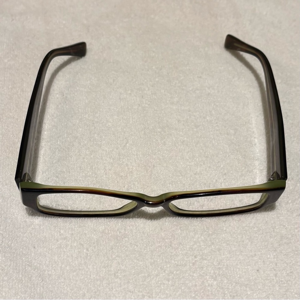 Oliver Peoples Rectangular Tortoise Shell Dorfman… - image 3